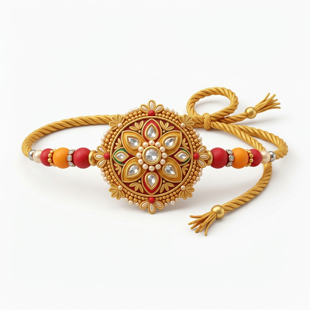Royal Kundan Rakhi